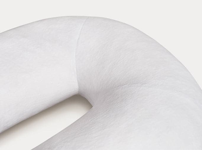 Extra Case for Therapeutic Body Pillow - Pure White