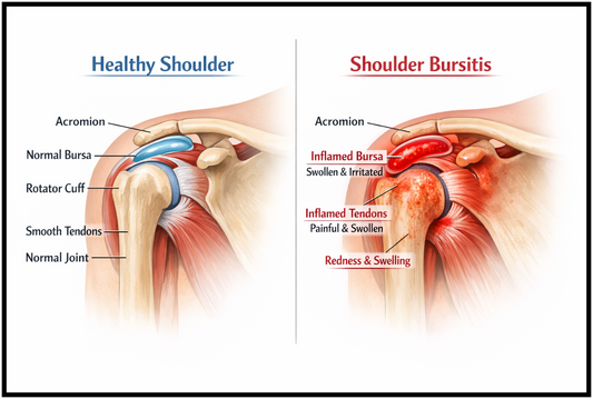 Shoulder Bursitis: Causes, Symptoms, Treatment, and Relief