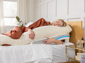 Extra Case for Therapeutic Body Pillow - Warm Ivory