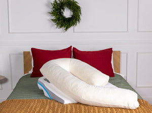 Extra Case for Therapeutic Body Pillow - Warm Ivory