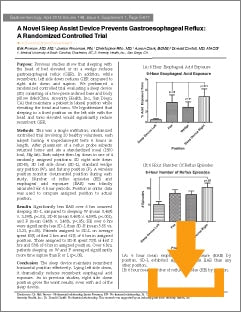 Screenshot, with a download icon, of a document about prevening Gastroesophageal Reflux