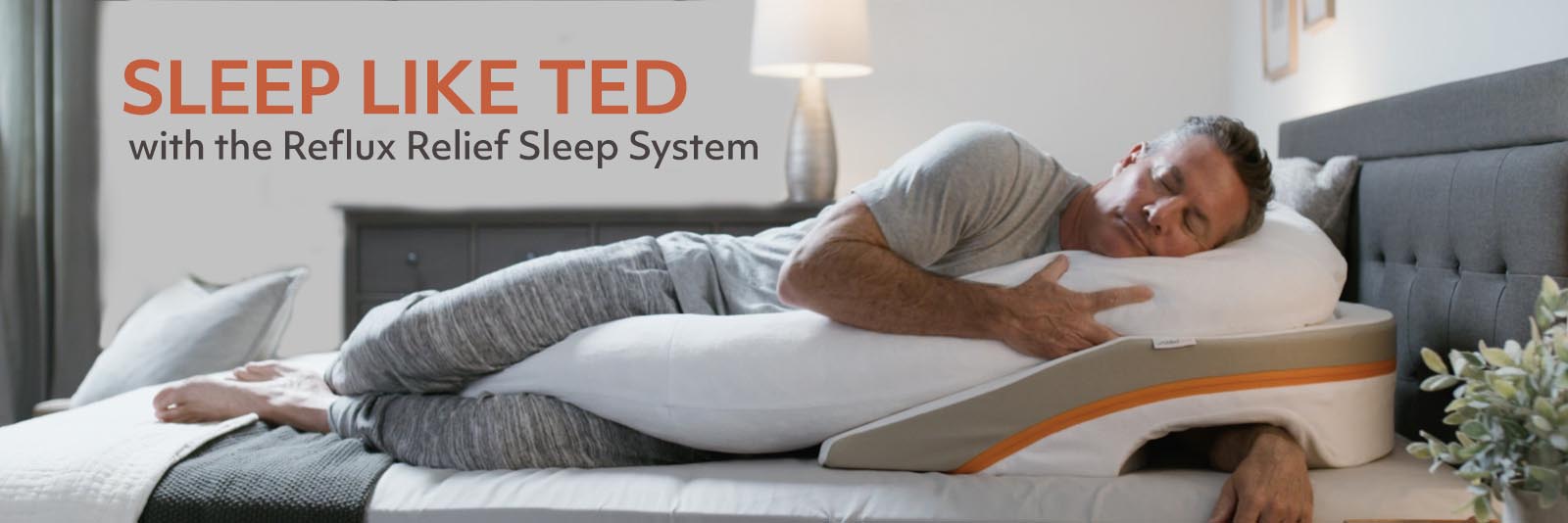 GERD Pillow: Acid Reflux Relief for Side Sleepers - MedCline