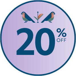 20% OFF Promotional Badge