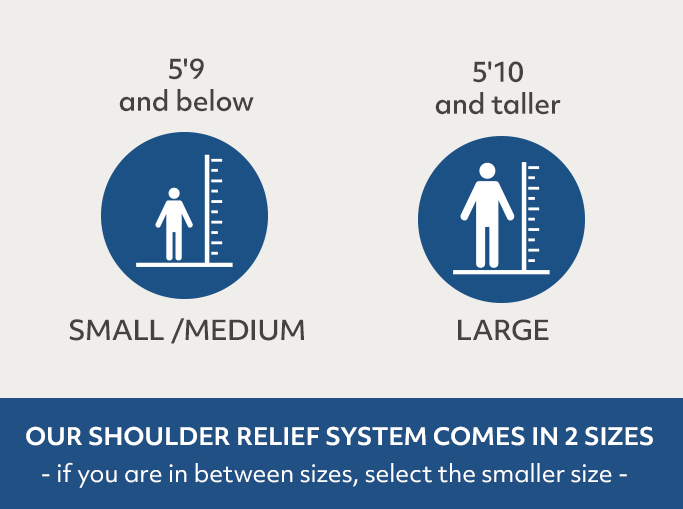 MedCline Shoulder Relief System + Extra Cases Bundle
